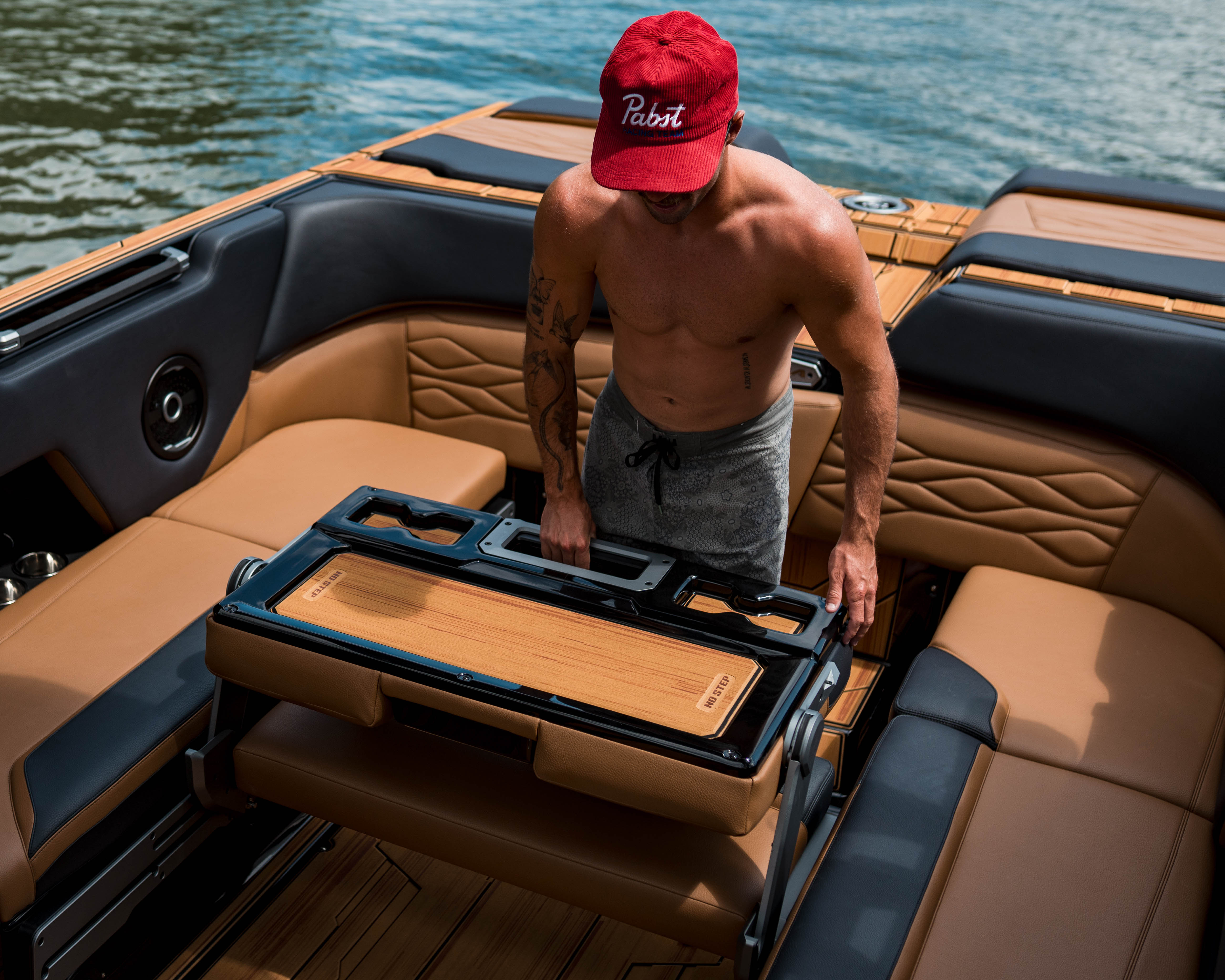 Cockpit Rear Sliding Flip Seat